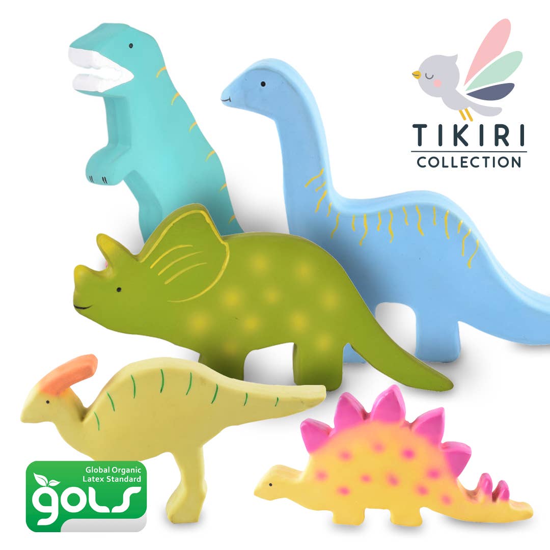 Tikiri Toys LLC - Baby Stegosaurus (Stego) Natural Organic Rubber Toy