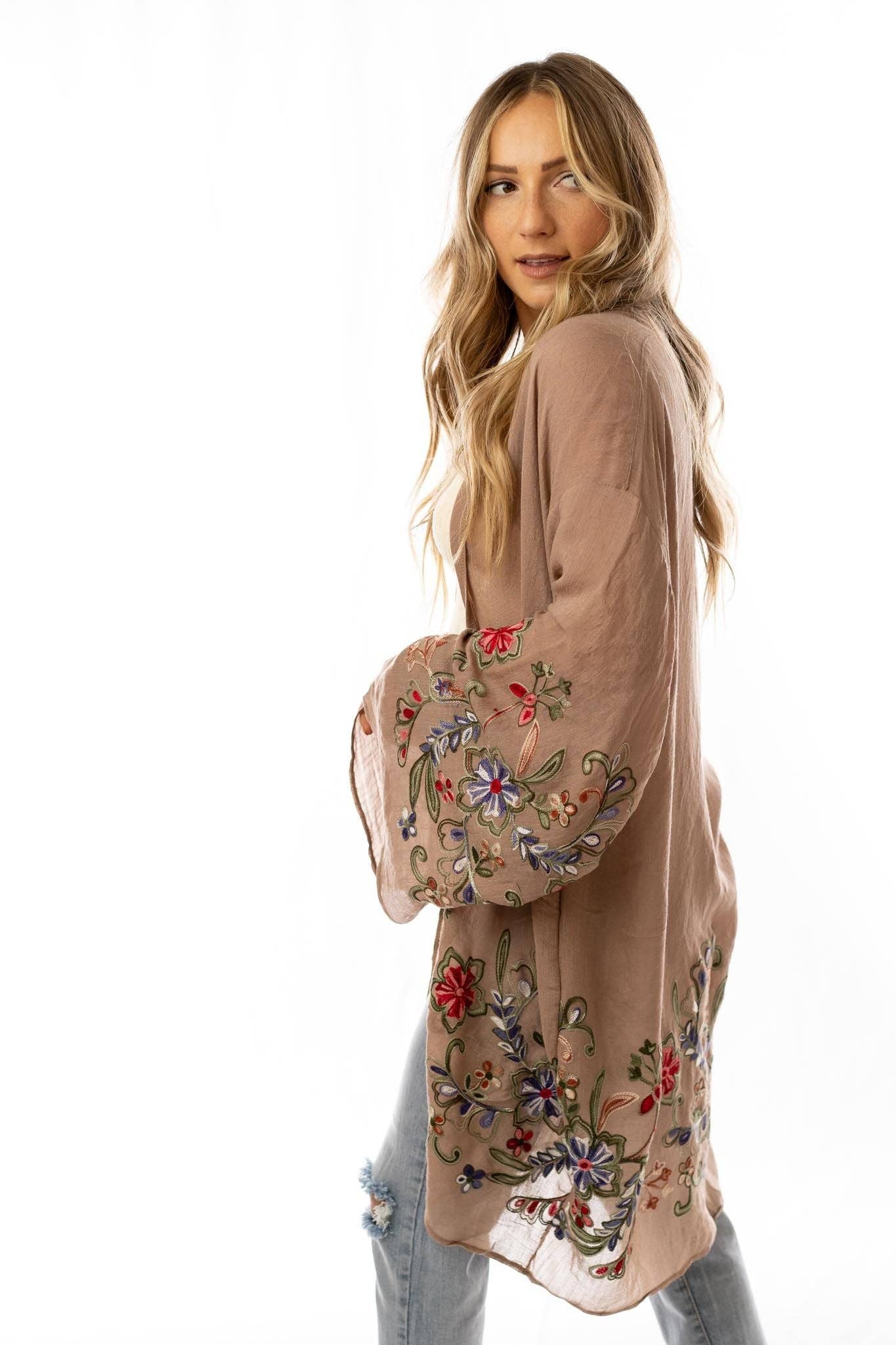 Fun in Florals Kimono