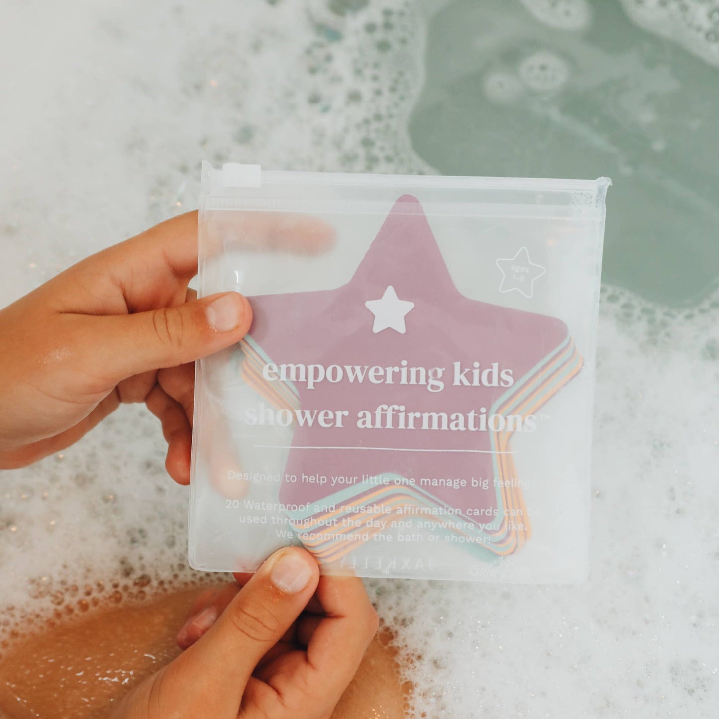 Shower Affirmation Cards - Kids