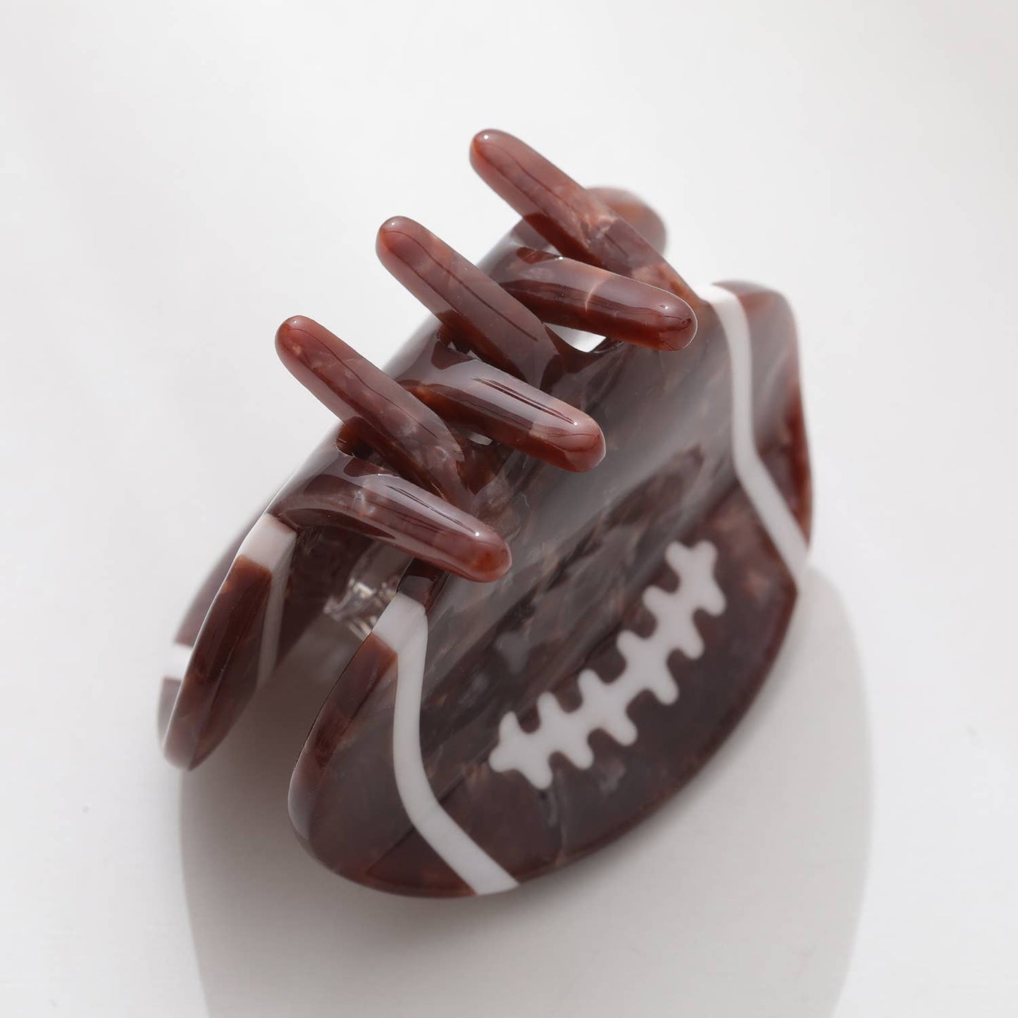 Game Day Mini Football Eco-Friendly Claw Clip