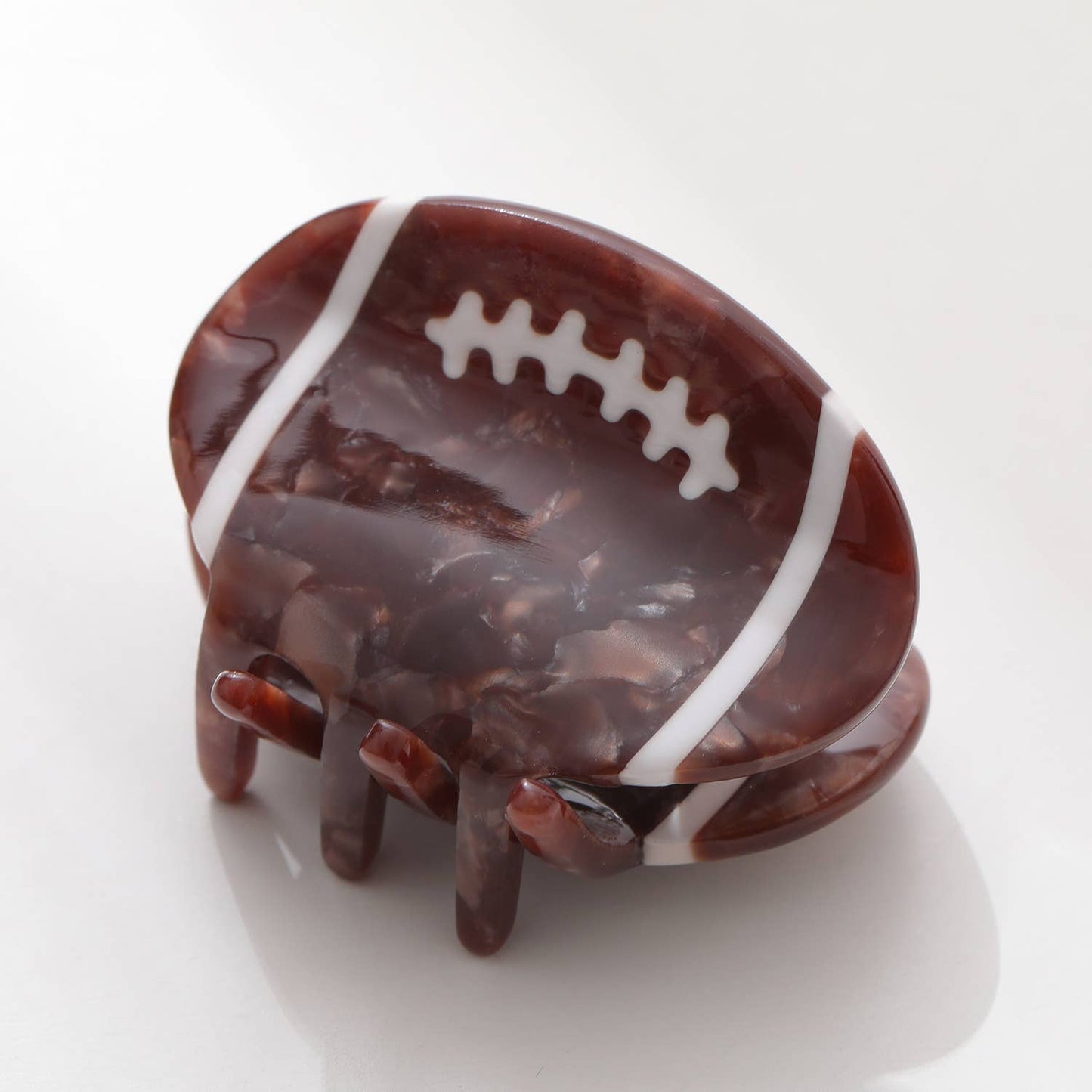 Game Day Mini Football Eco-Friendly Claw Clip