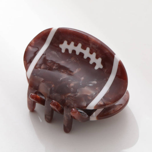 Game Day Mini Football Eco-Friendly Claw Clip