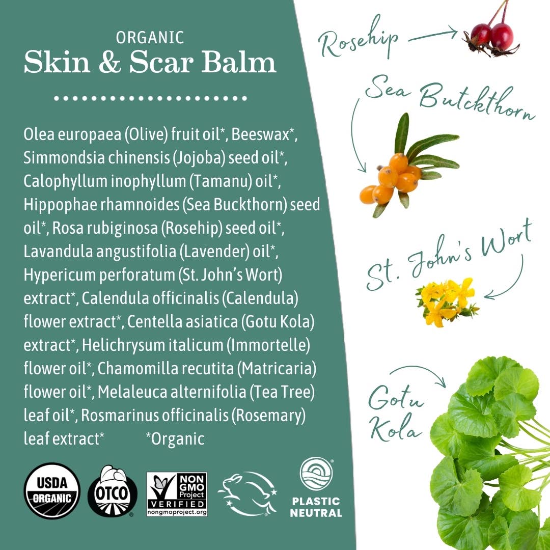 Organic Skin and Scar Balm