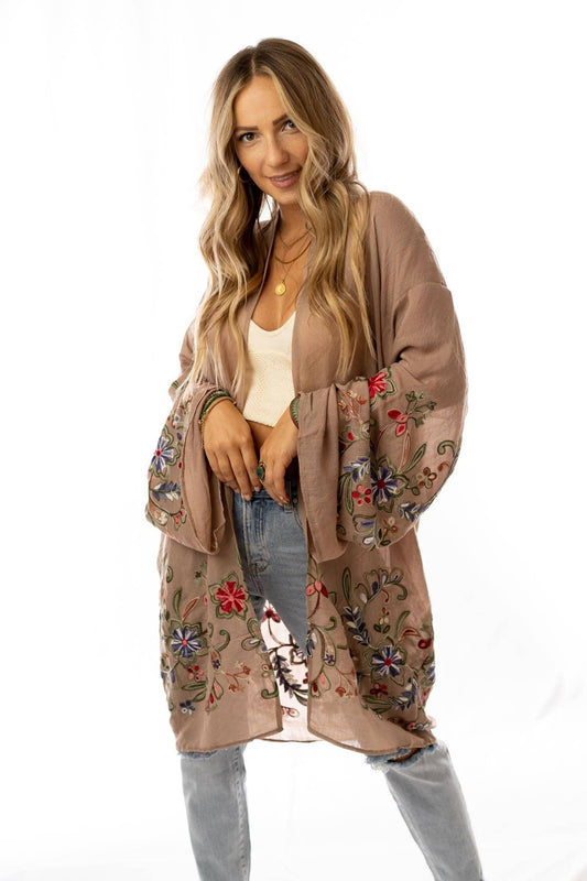 Fun in Florals Kimono