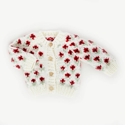 Bitty Blooms Holiday Cardigan