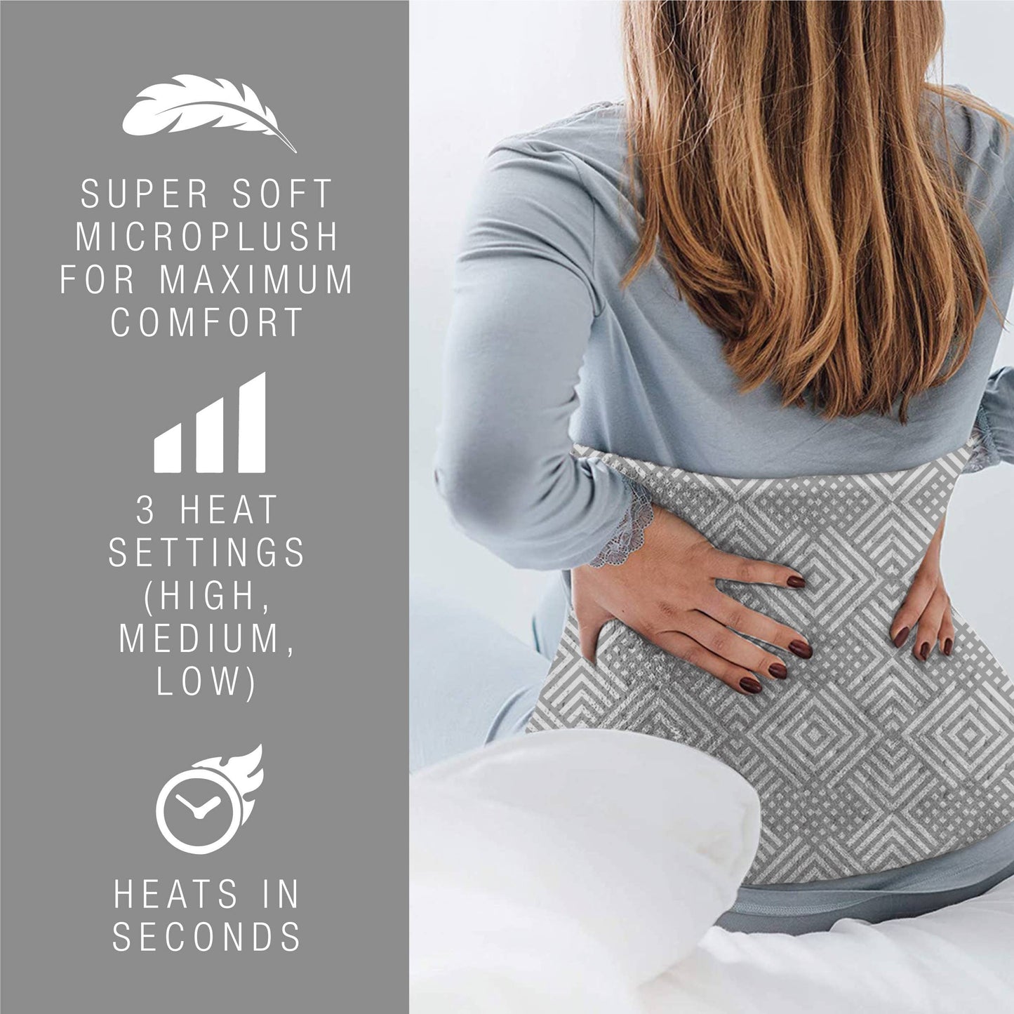 Extra Large Electric Heating Pad 12 X24 Inch Pad
