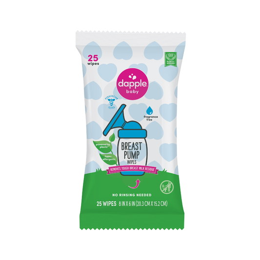 Dapple Baby Breast Pump Cleaner Wipes, Fragrance Free, 25ct