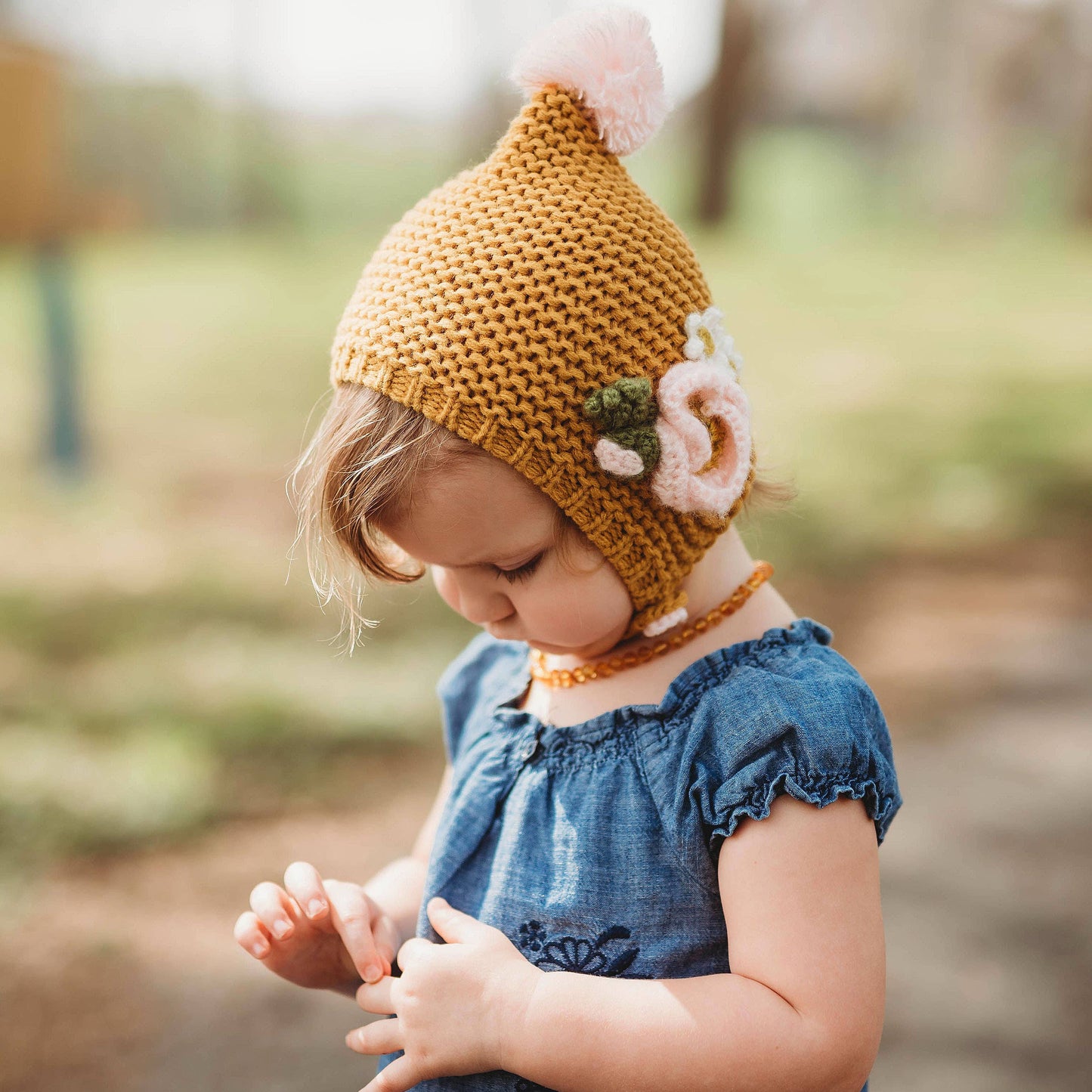 Gold Poppy Bonnet
