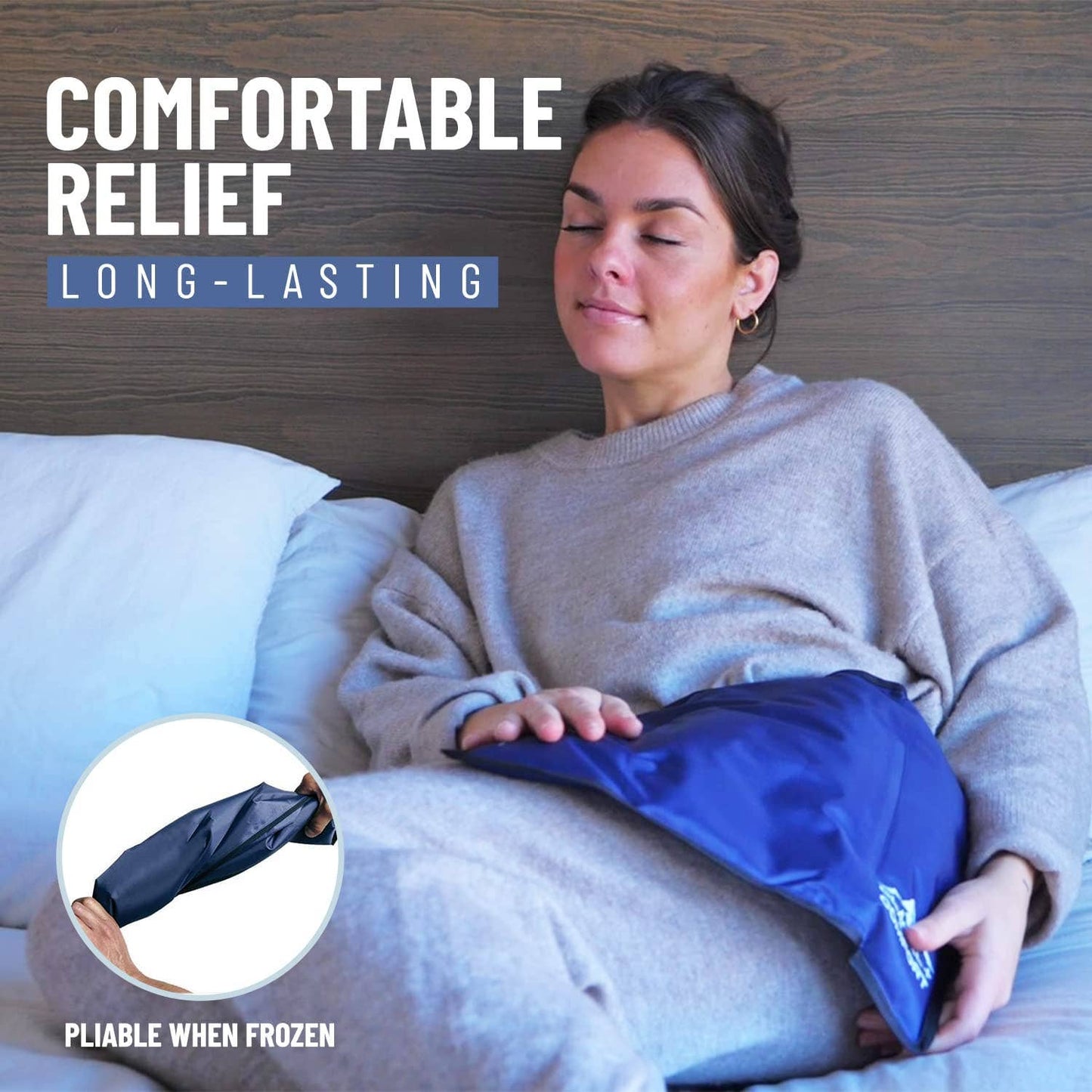 Glacial Comfort Gel Ice Pack Reusable Flex Technology