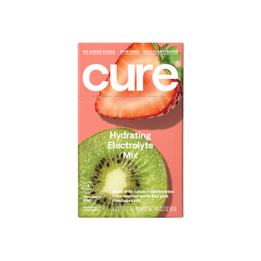 Cure Hydration - Hydrating Electrolyte Drink Mix Strawberry Kiwi 8ct