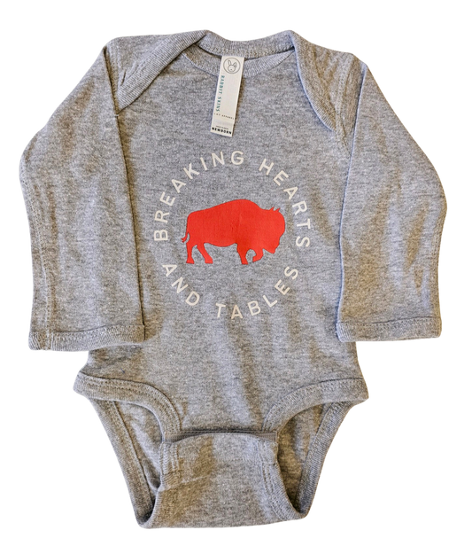 Breaking Hearts and Tables LS Onesie