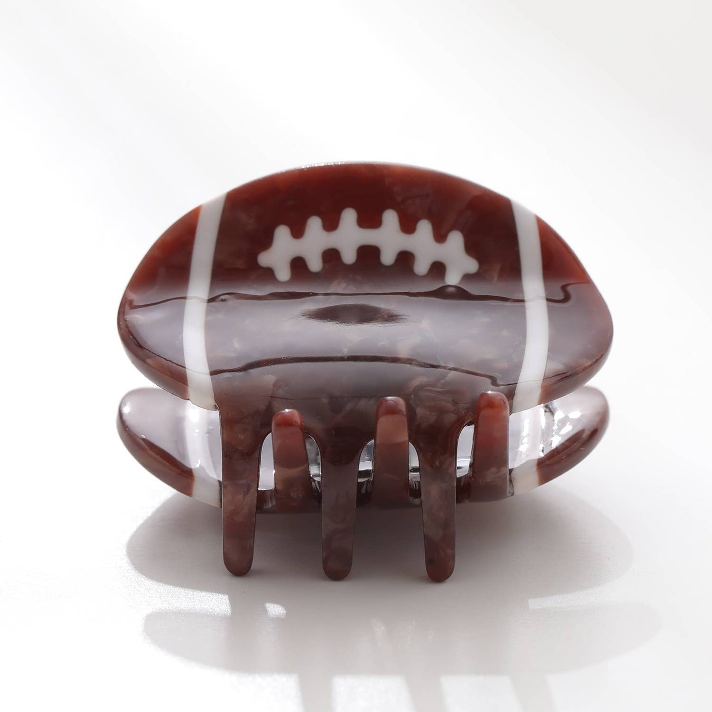 Game Day Mini Football Eco-Friendly Claw Clip