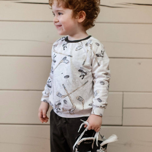 Hockey Season Sweatshirt & Pants Set