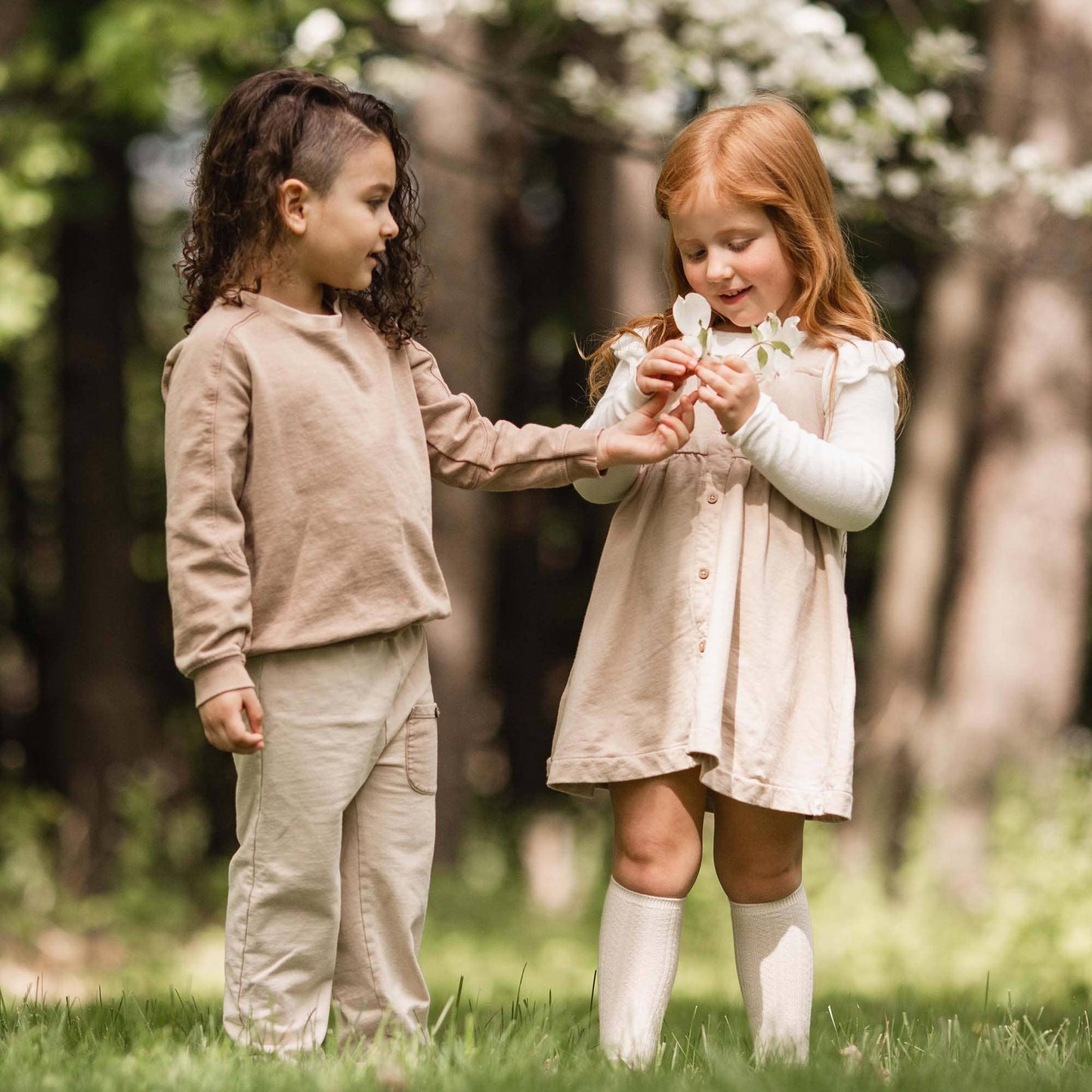 Acid Wash Toddler Sweatshirt Set