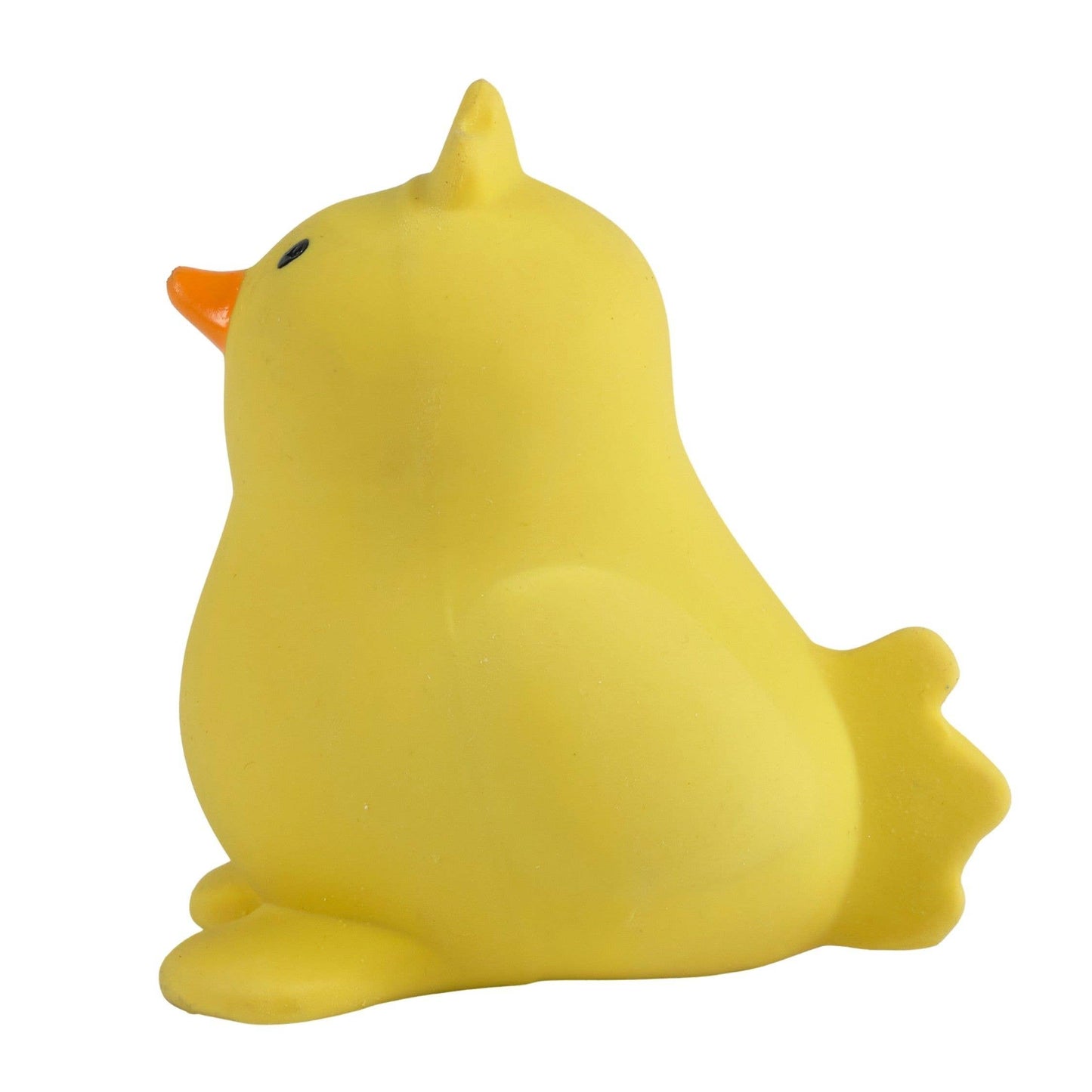 Chick Natural Organic Rubber Teether, Rattle & Bath Toy