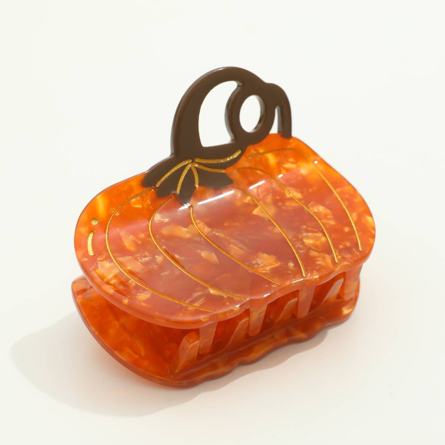 Harvest Pumpkin | Hand-Painted Eco-Friendly Claw Clip