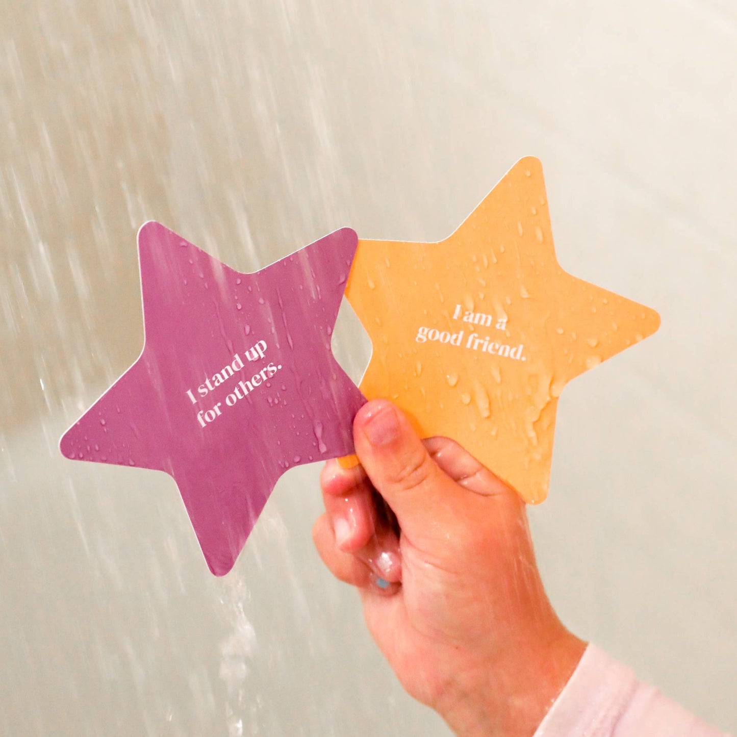 Shower Affirmation Cards - Kids