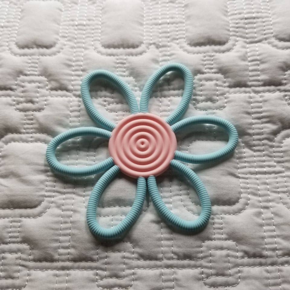 Daisy Silicone Teether Toy