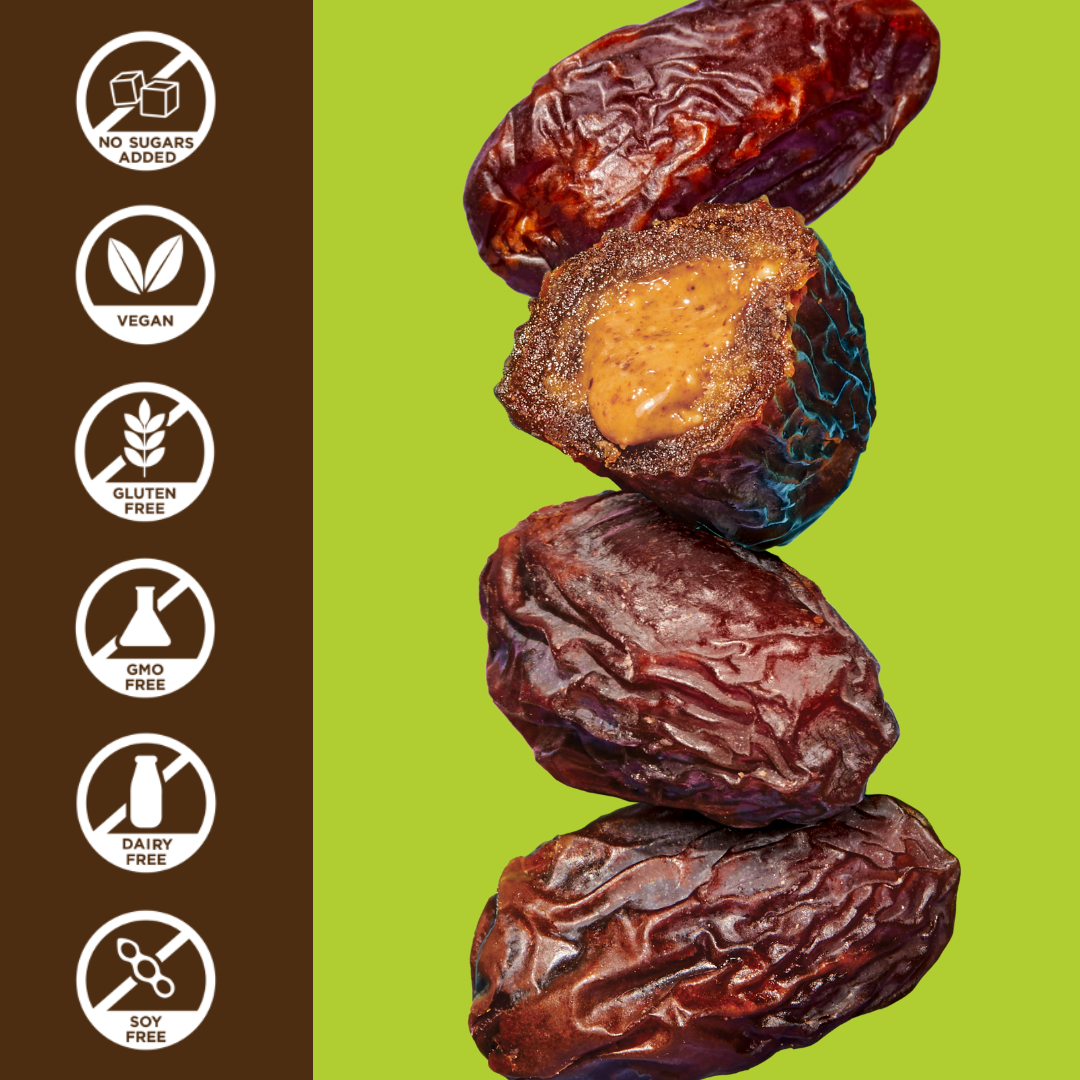 Almond Butter Dates | Individually Wrapped