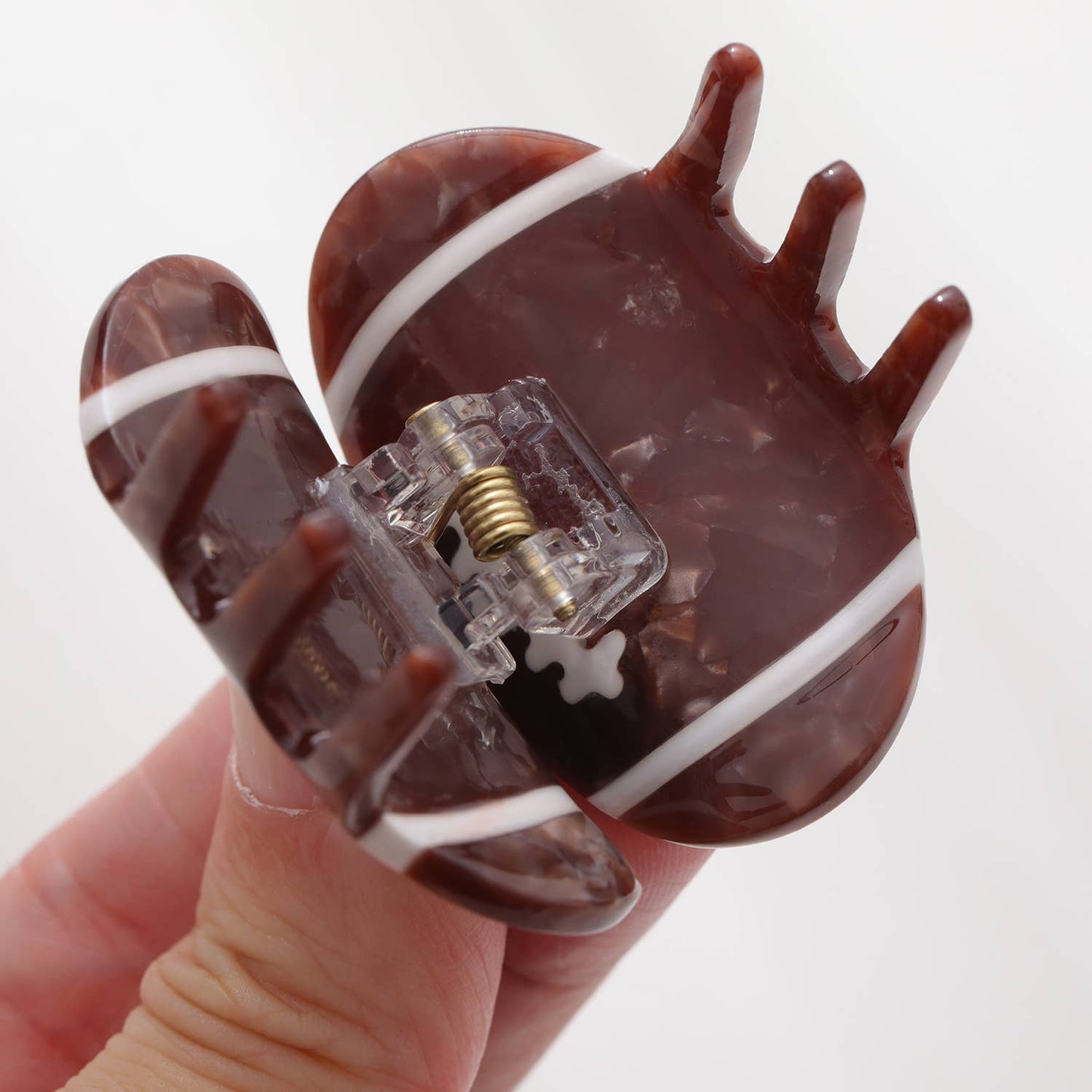 Game Day Mini Football Eco-Friendly Claw Clip