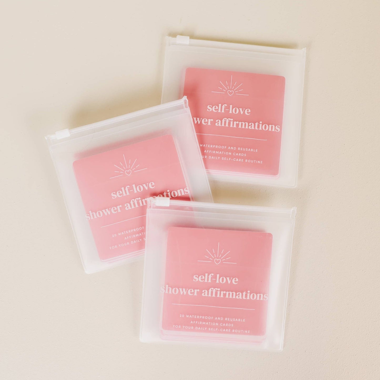 Shower Affirmation Cards - Self Love