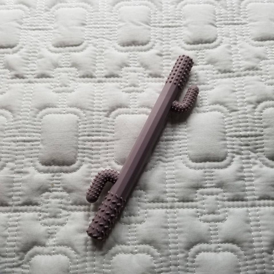 Cactus Silicone Teething Tube Teether Toy