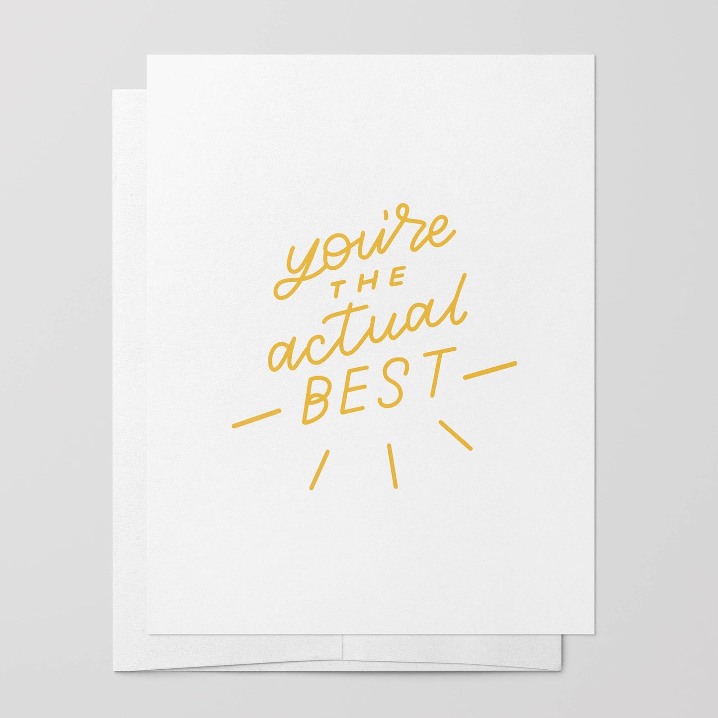 Just Follow Your Art - Actual Best Card | Appreciation Cards, Thank You Cards