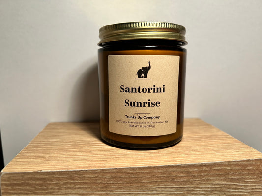 Santorini Sunrise Candle