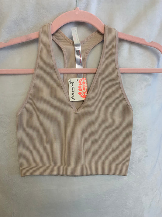 Ribbed Sports Bra Size Small