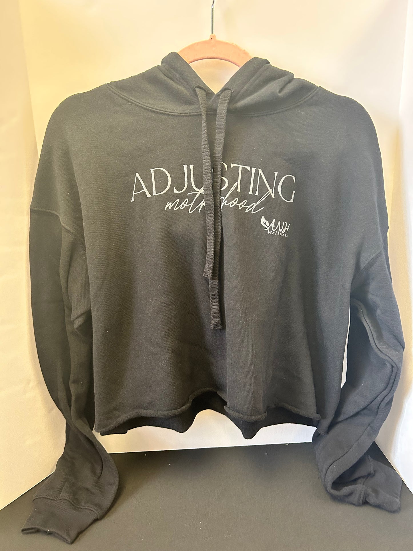 Adjusting Motherhood Cropped Hoodie