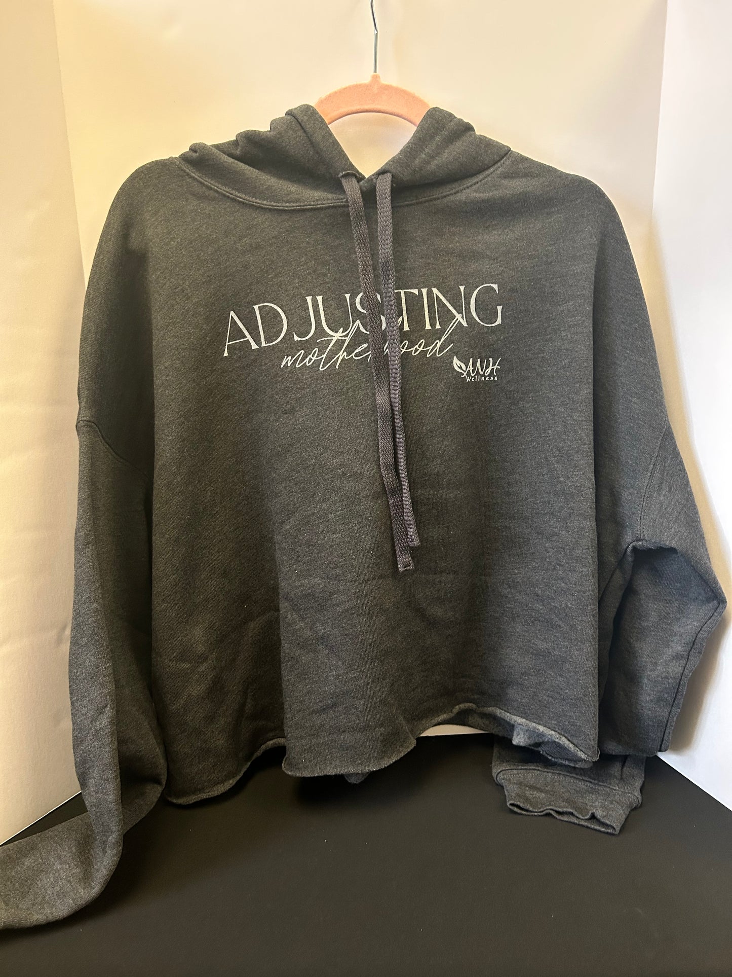 Adjusting Motherhood Cropped Hoodie