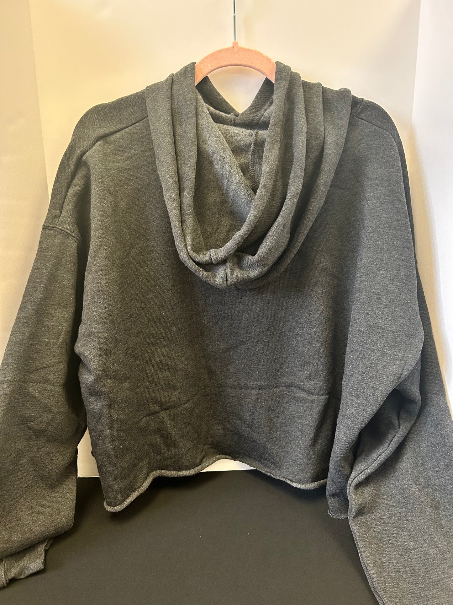 Adjusting Motherhood Cropped Hoodie