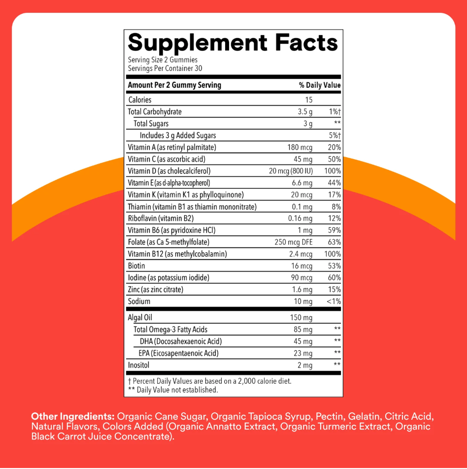 Smarty Pants Kids Multivitamin & Omegas