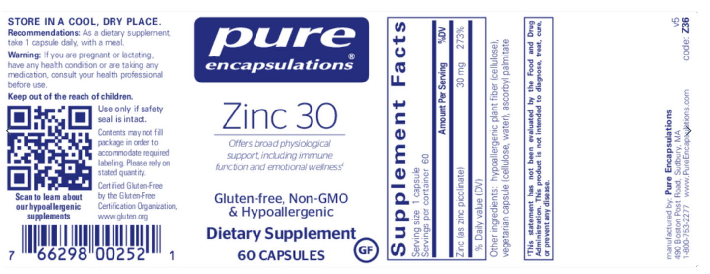 Zinc 30