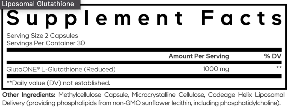 Liposomal Glutathione