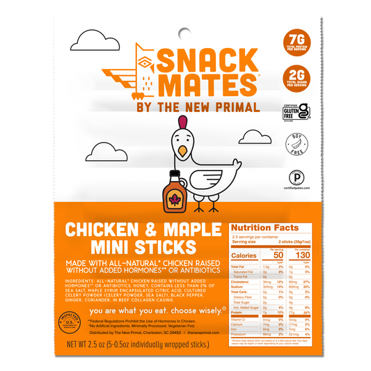 Snack Mates Chicken & Maple Mini Meat Sticks (5ct.)