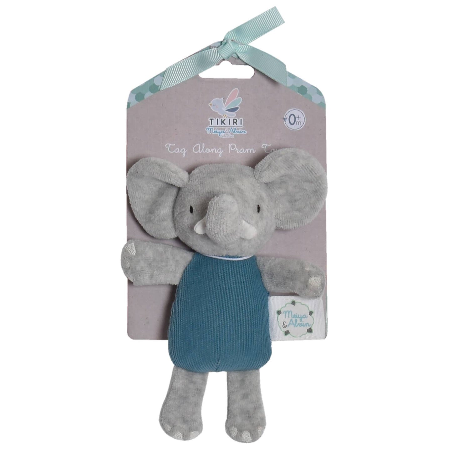 Tikiri Toys LLC - Alvin the Elephant Tag Along Pram Toys