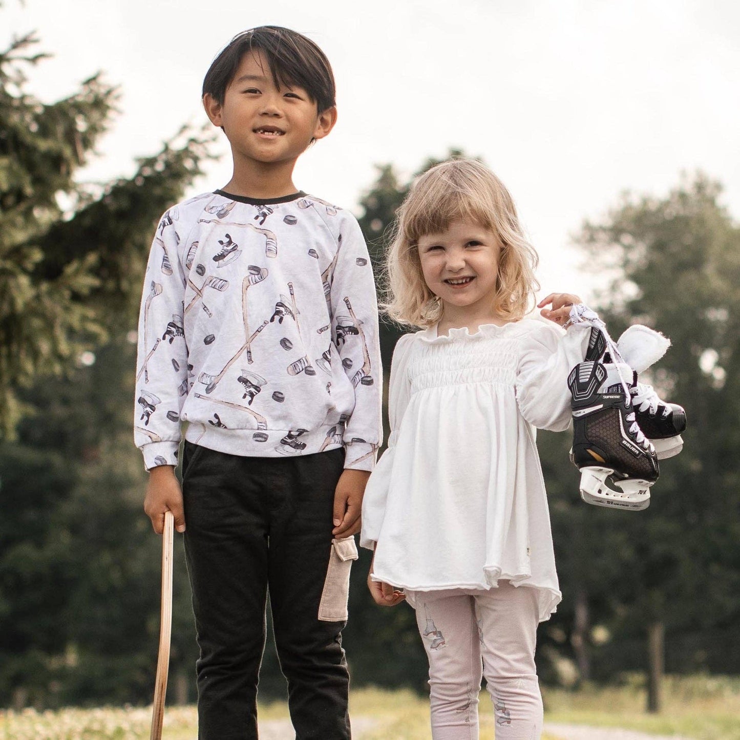 Hockey Season Sweatshirt & Pants Set