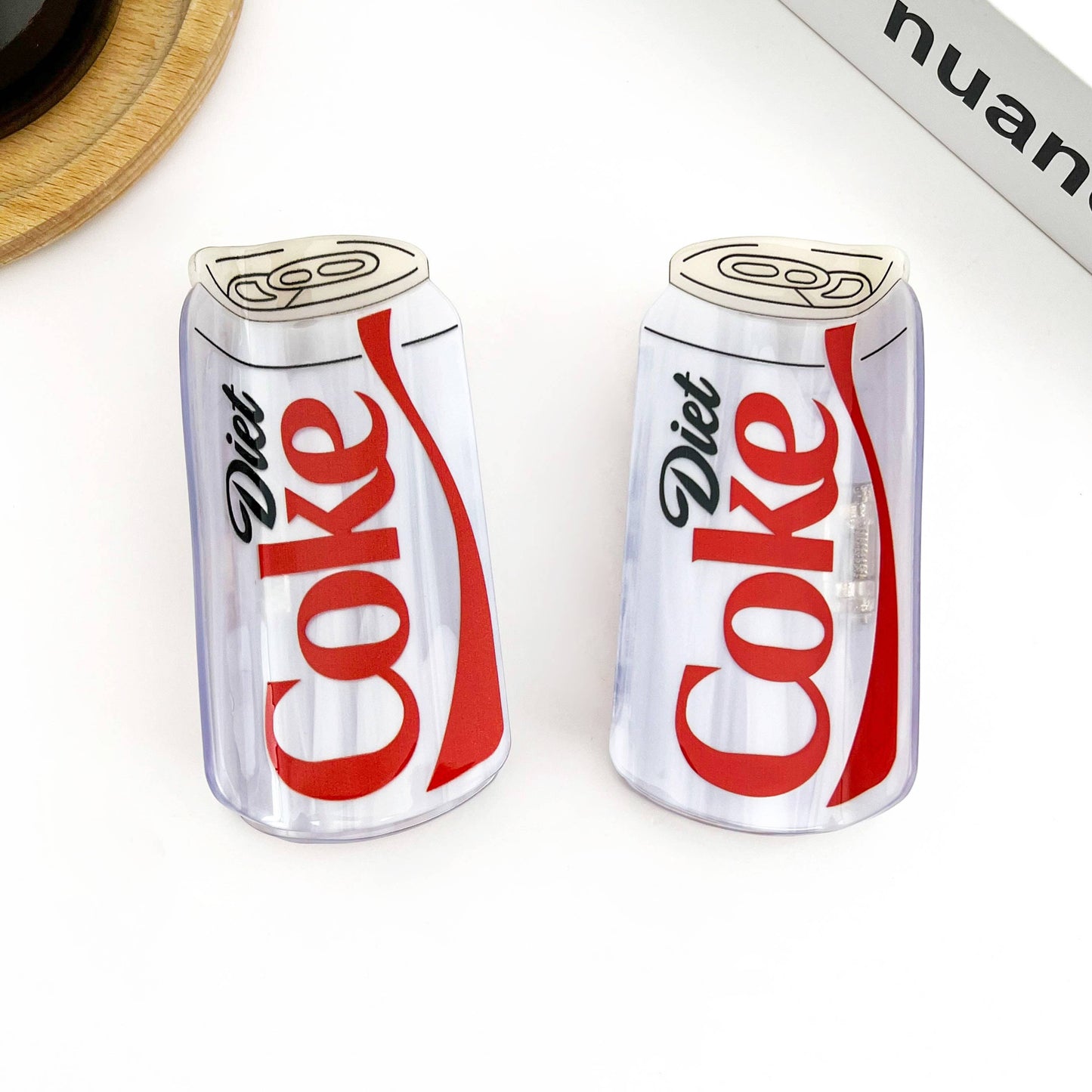 Diet Coke Bottle Hair Claw Clip, Fun Acetate Hair Accessory