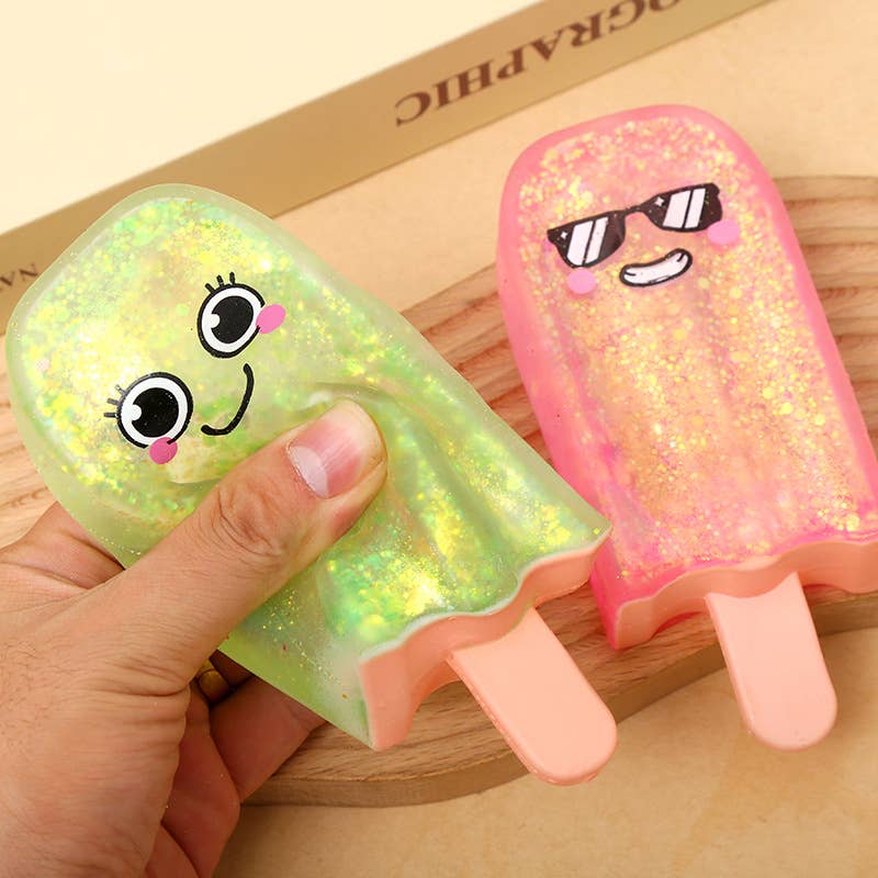 Maltose emoji Popsicle Ice pop Squeeze Toy for stress relief