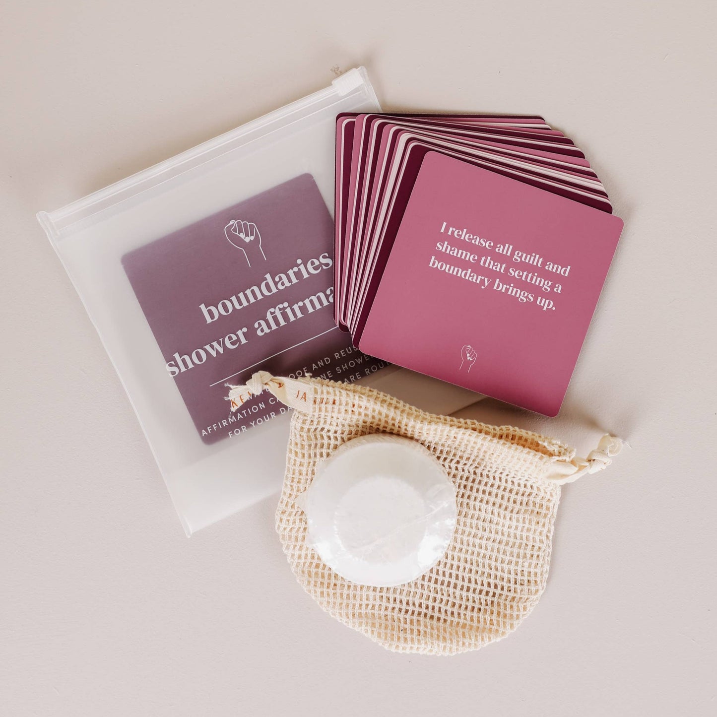 Gift Set - Boundaries Shower Affirmations