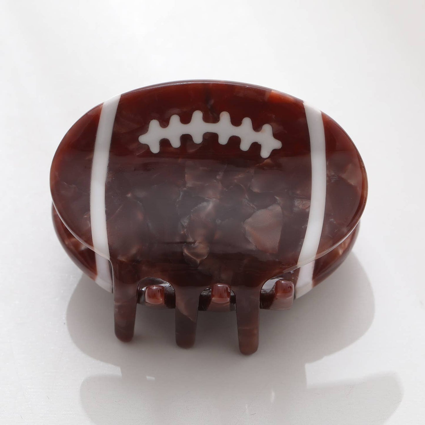 Game Day Mini Football Eco-Friendly Claw Clip