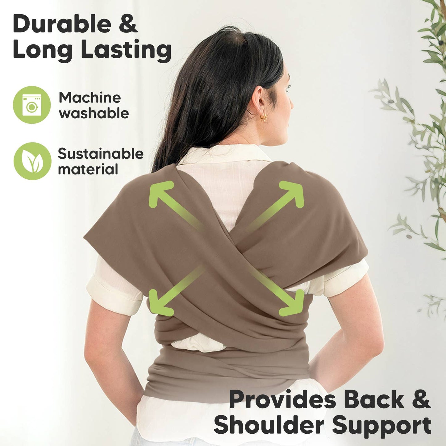 KeaBabies Original Baby Wrap Carrier