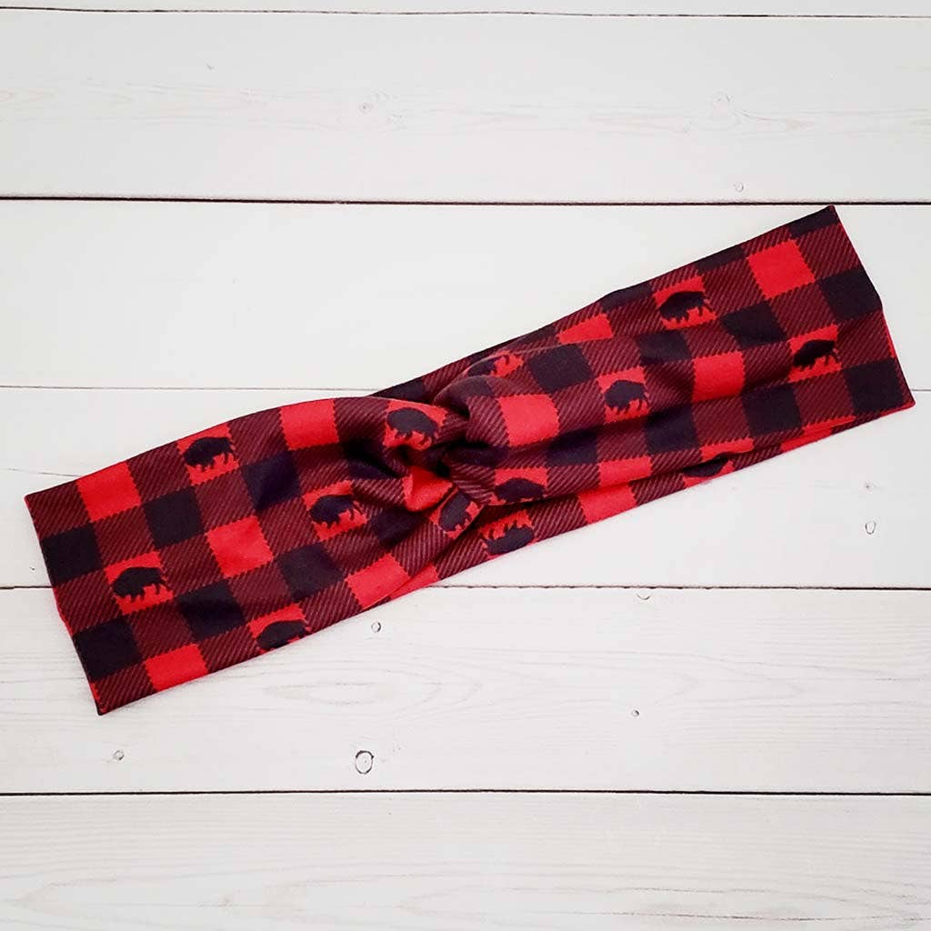 Buffalo Plaid Headband