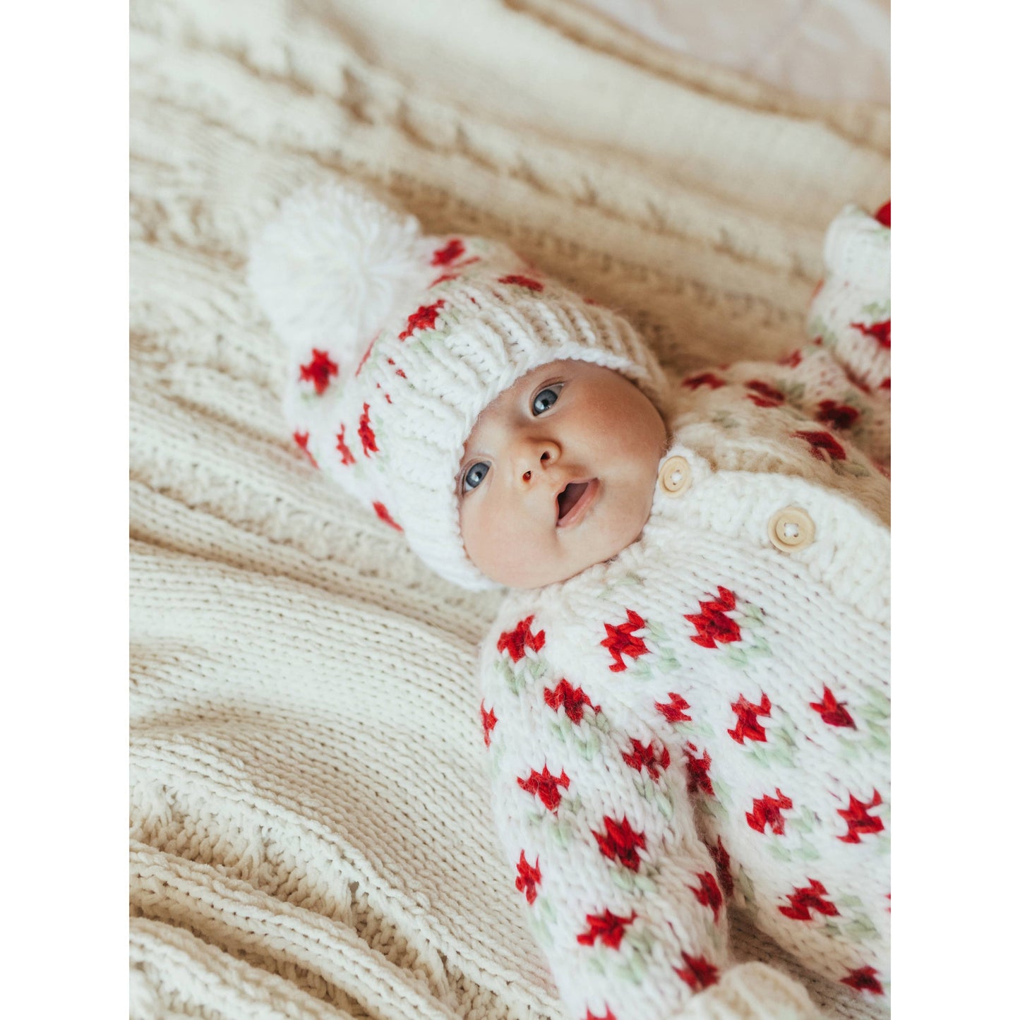 Bitty Blooms Holiday Cardigan