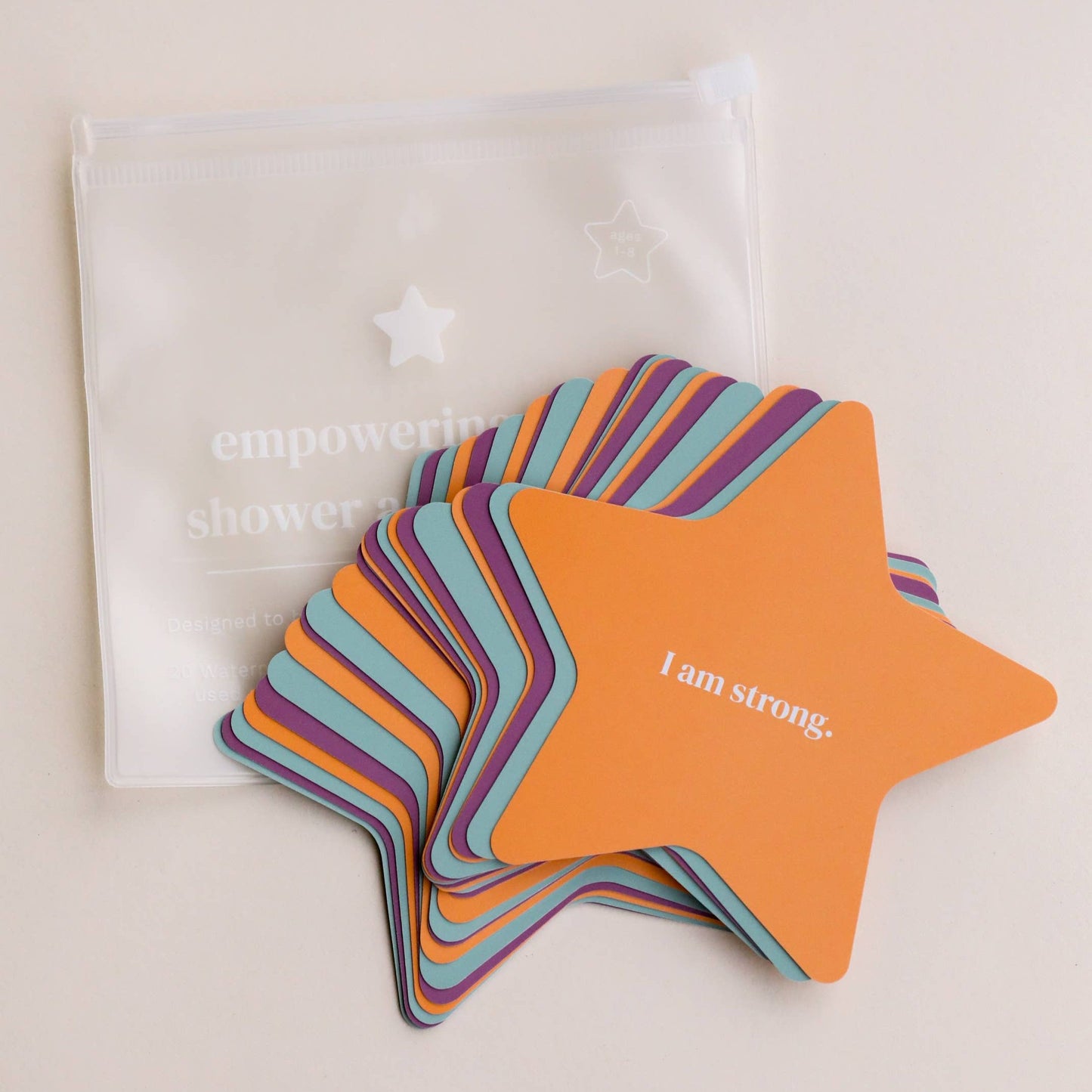 Shower Affirmation Cards - Kids