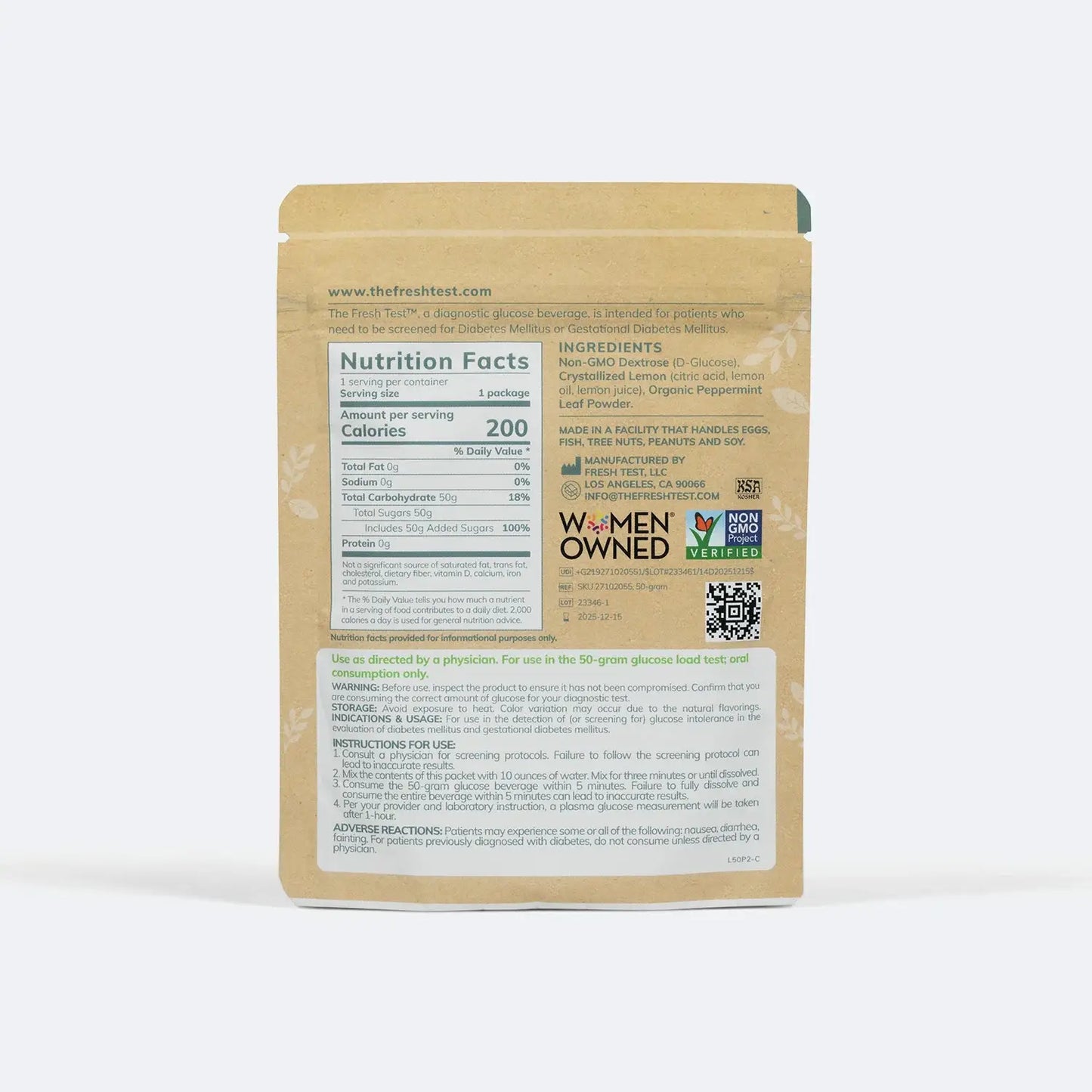 The Fresh Test 50g