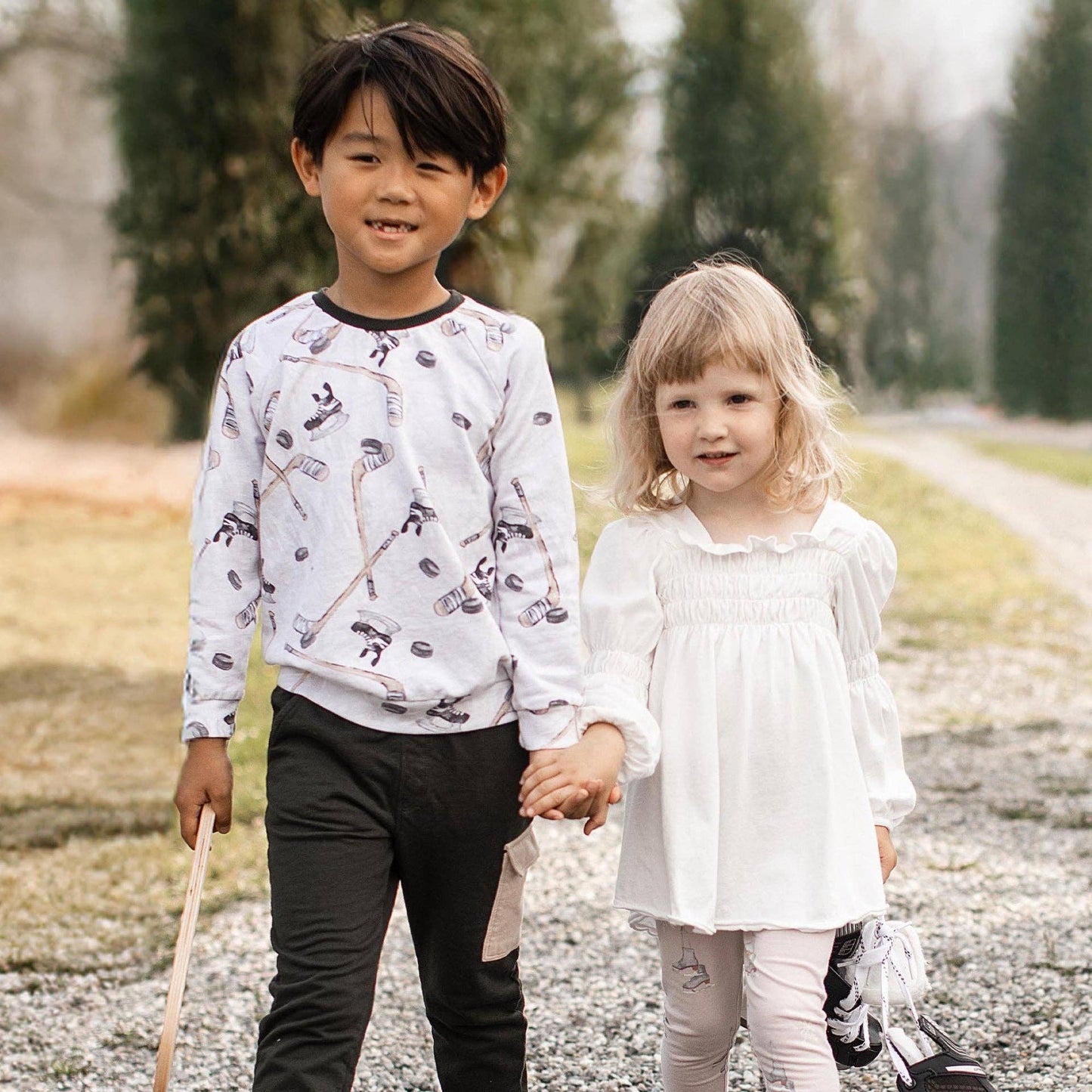 Hockey Season Sweatshirt & Pants Set