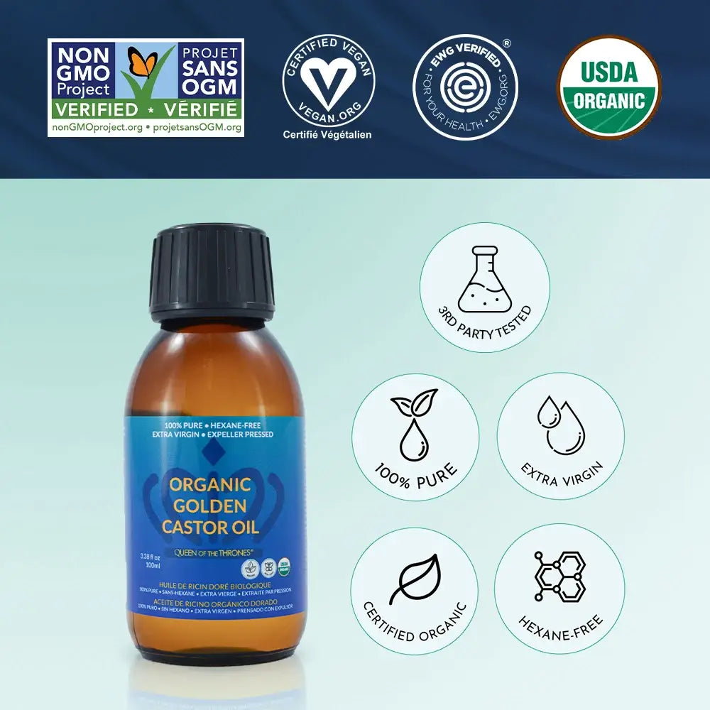 Queen of the Thrones - Organic Castor Oil 3.38oz (100ml)