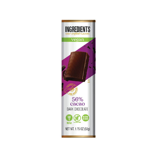 Vegan Certified Dark Belgian Chocolate bar 1.75oz GF